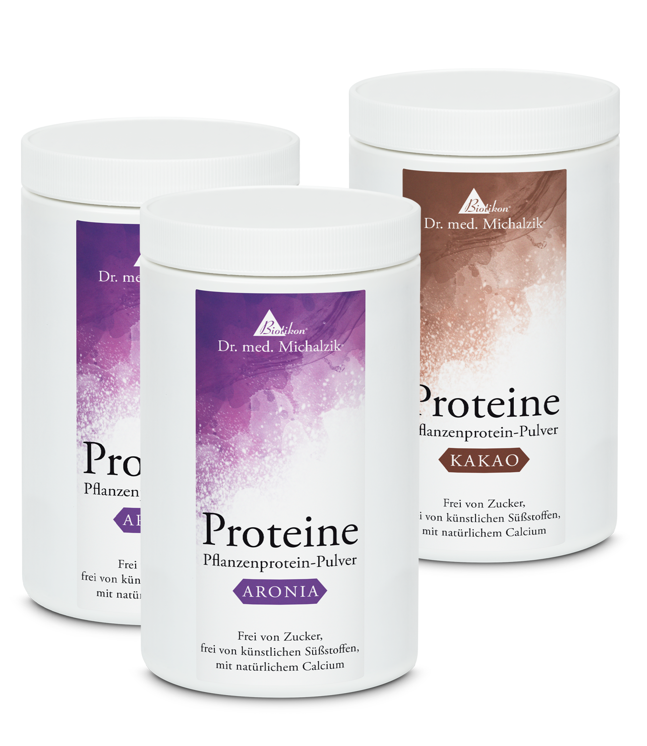 Protéines - en lot de 3, 2x Aronia + Cacao