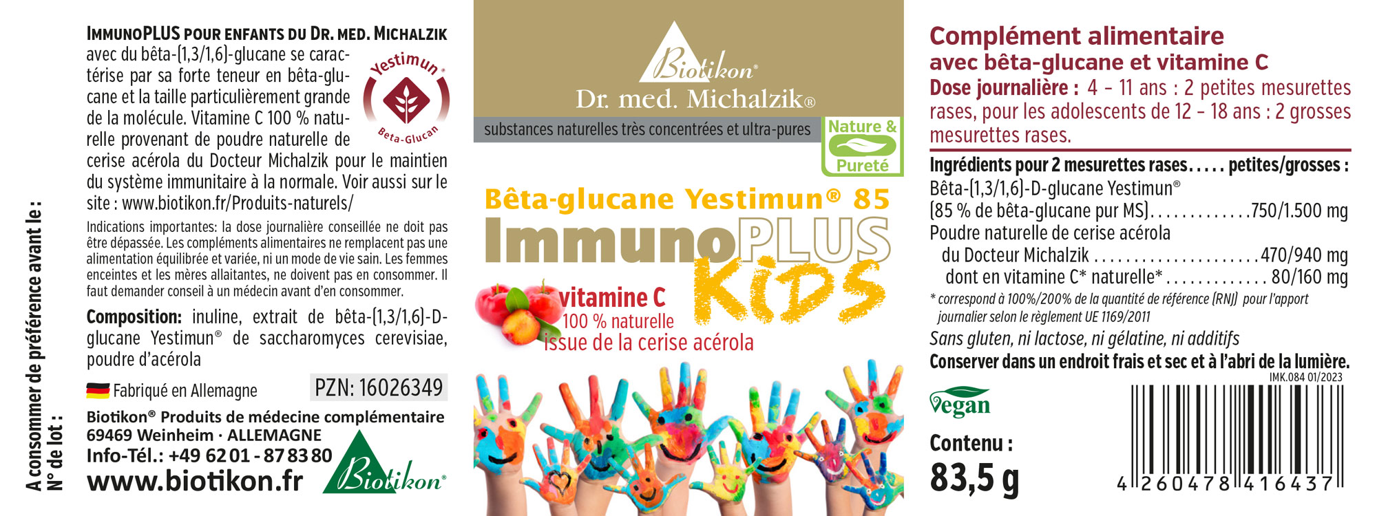 ImmunoPLUS Kids du Docteur Alexander Michalzik
