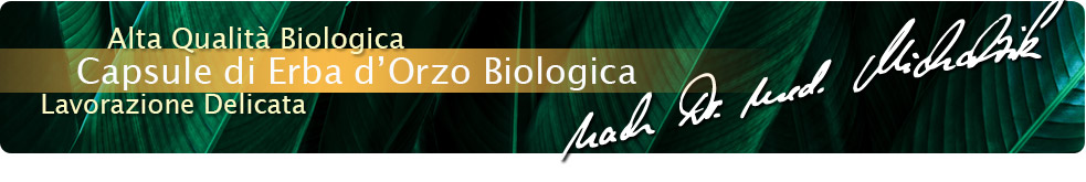 Erba d'orzo biologica