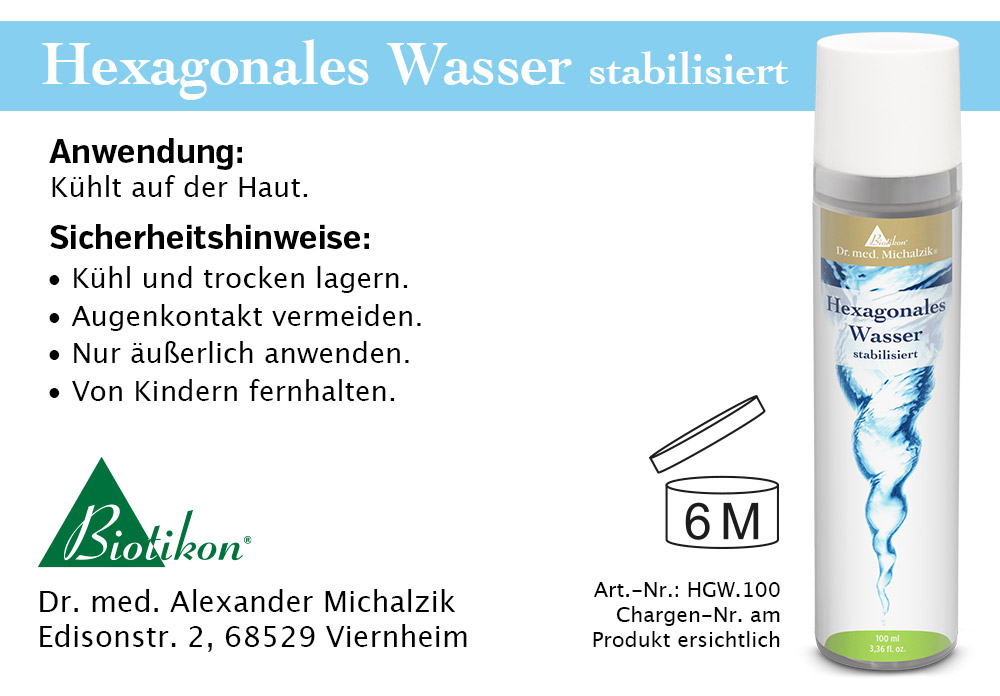 Hexagonales Wasser