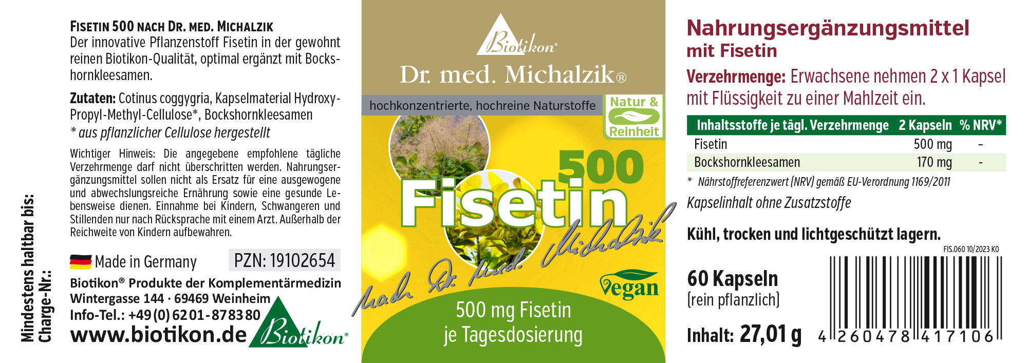 Fisetin nach Dr. med. Michalzik