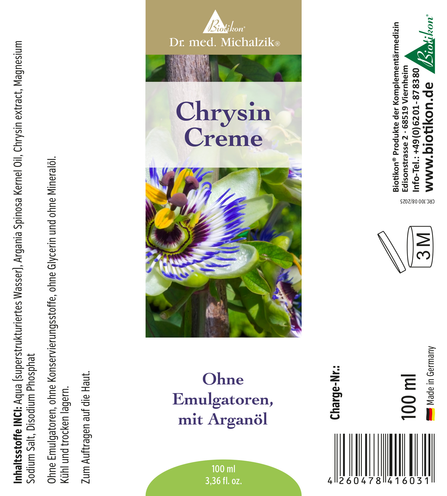 Chrysin-Creme
