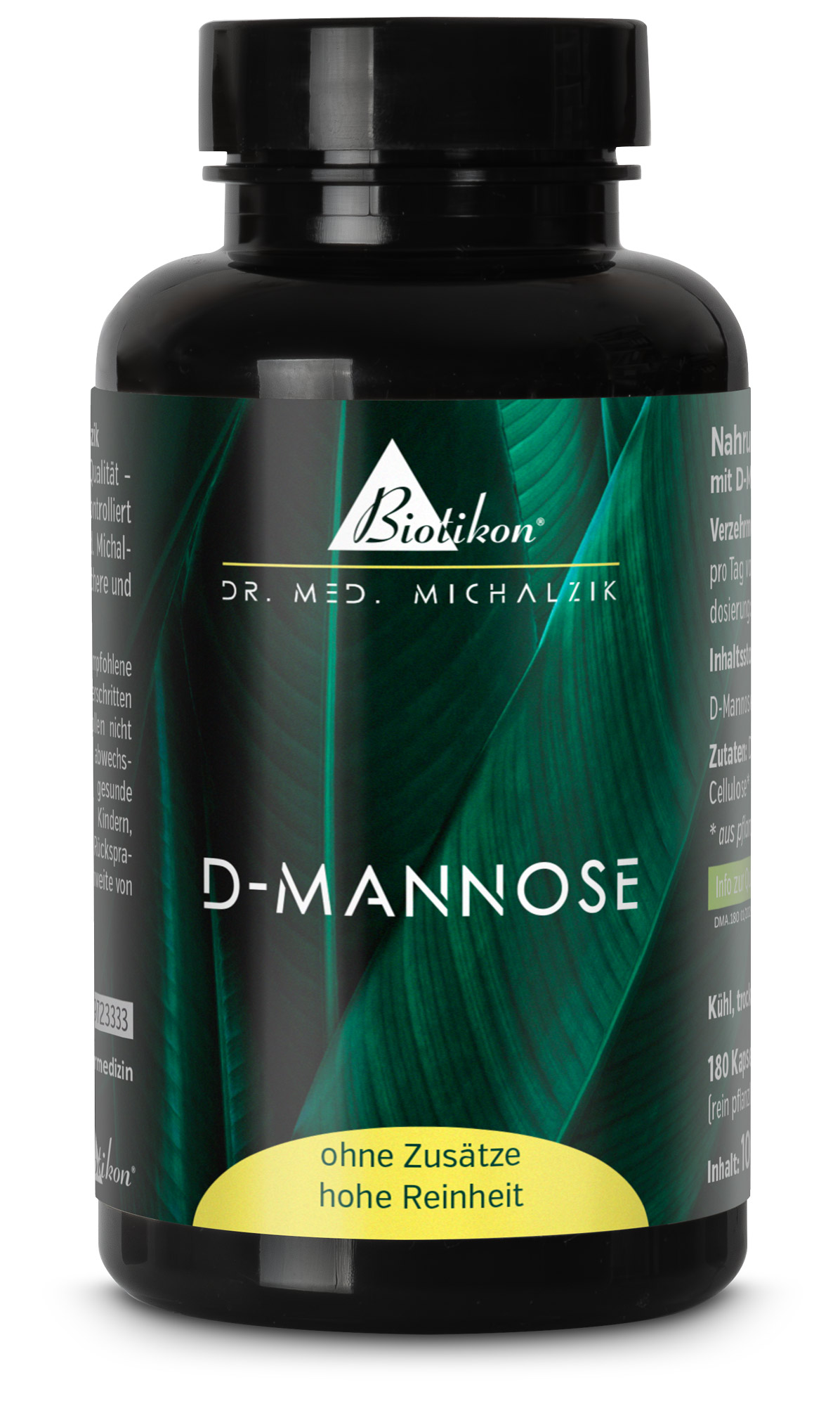 D-Mannose Kapseln | 500 mg pro Kapsel | Hochdosiert & Vegan