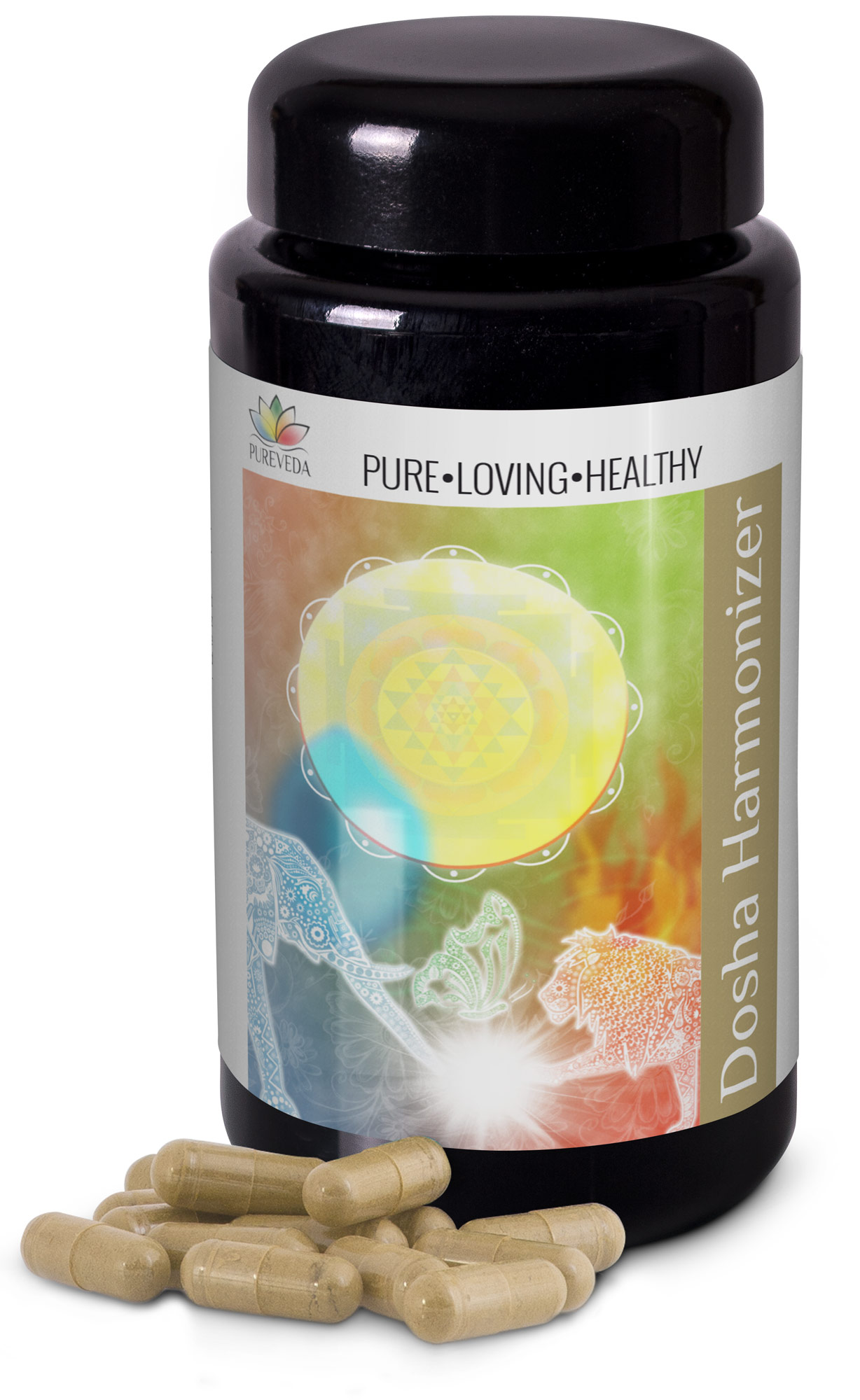 Pureveda Dosha-Harmonizer | 600mg Bio-Triphala | 90 Kapseln |  Dr. med. Michalzik
