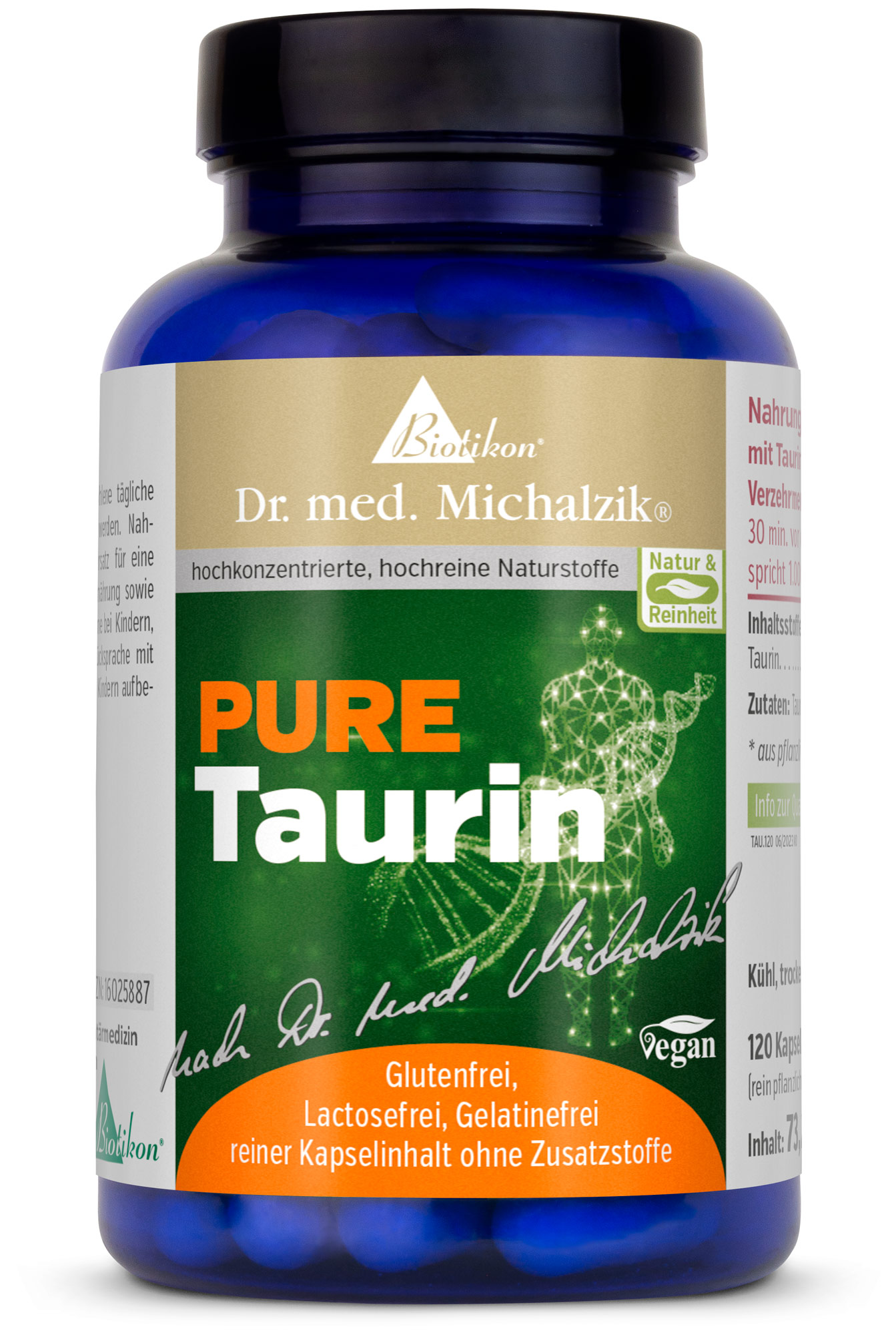 Taurin | 1000mg Taurin | 120 Kapseln |  Dr. med. Michalzik