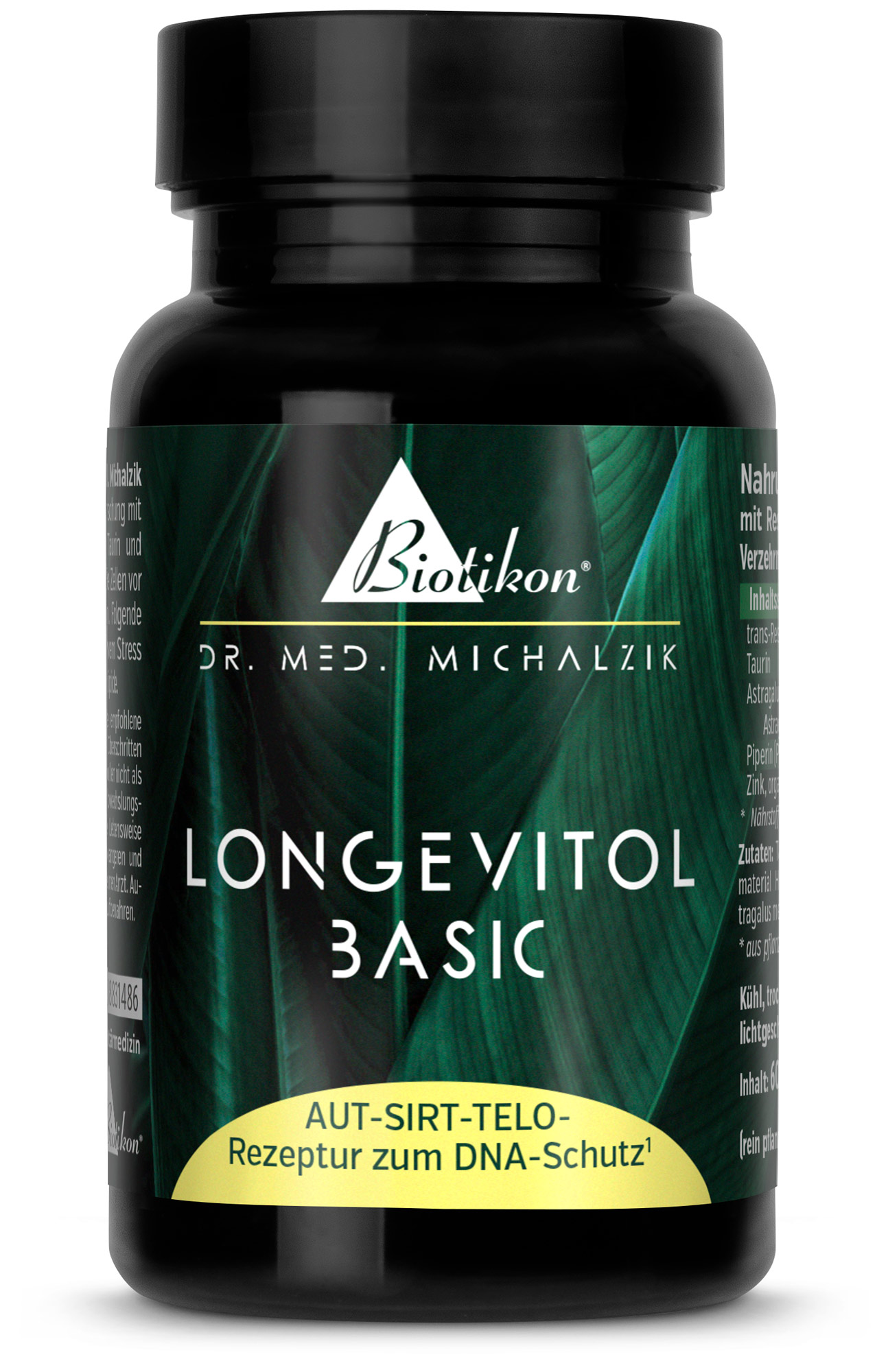 Longevitol Basic | 300mg Trans-Resveratrol | 60 Kapseln |  Dr. med. Michalzik