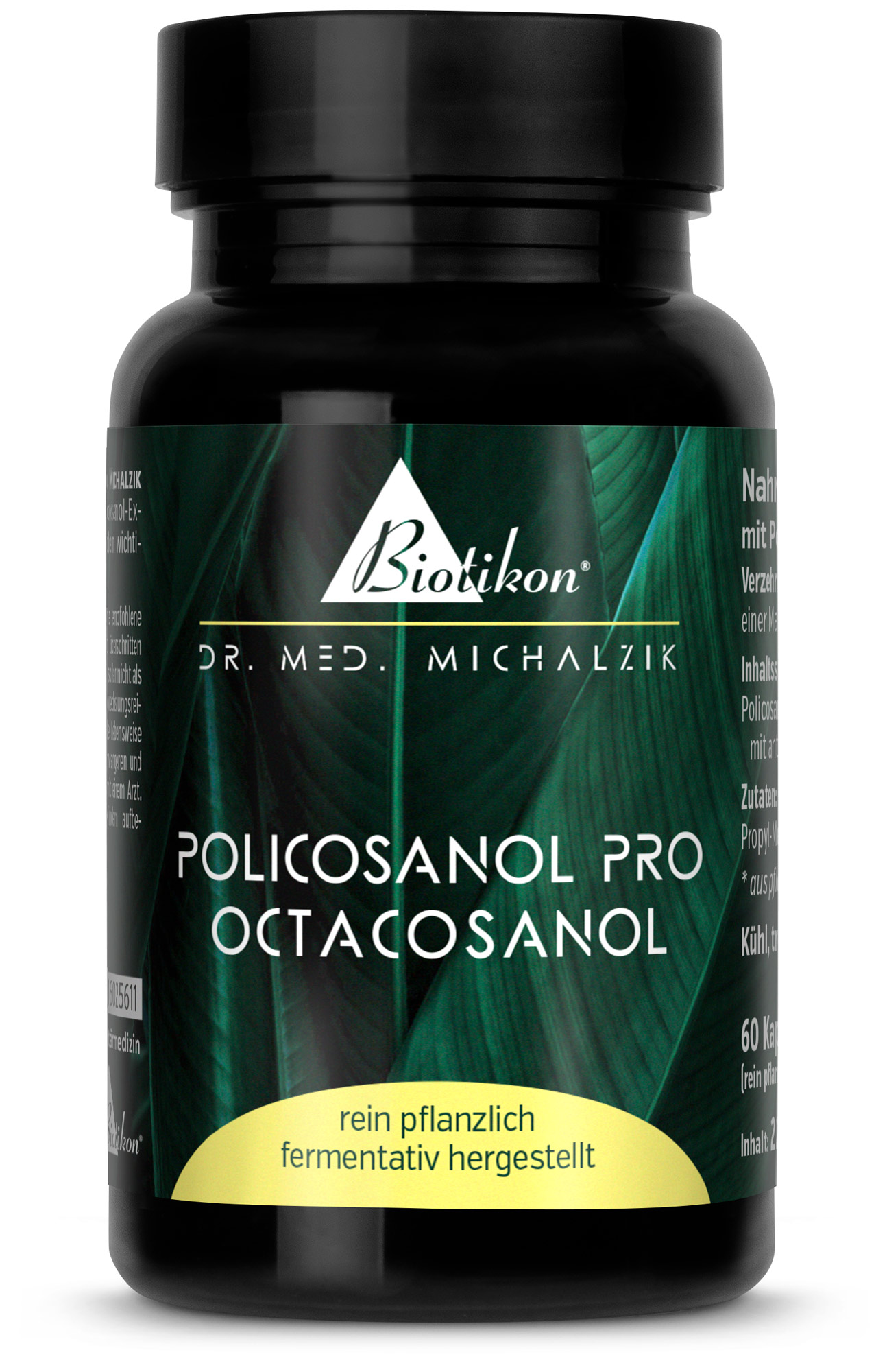 Policosanol 20 mg PRO Octacosanol 13 mg vegan | 120 Kapseln | Dr. med. Michalzik