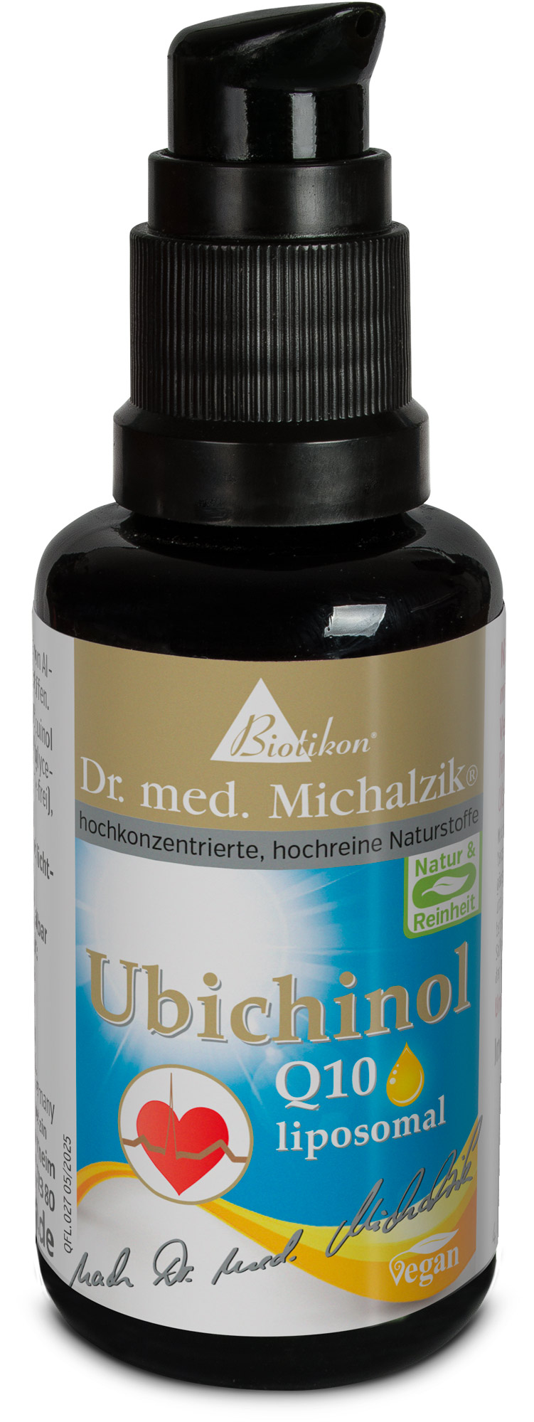 Ubichinol-Q10 liposomal | 48mg Ubichinol | 27ml |  Dr. med. Michalzik