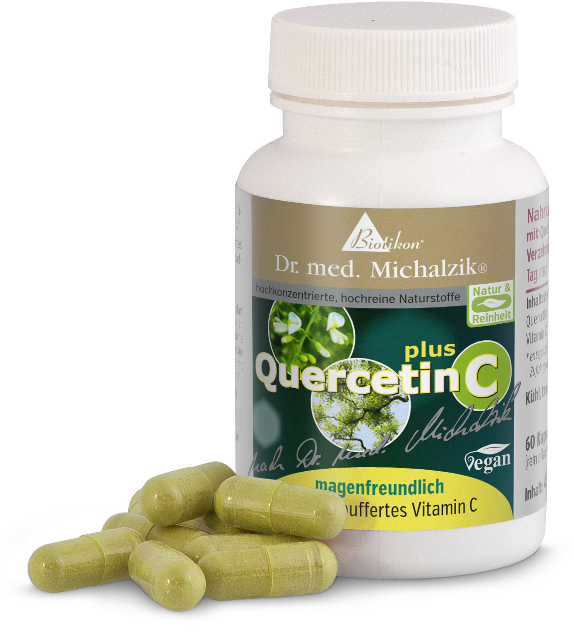 Quercetin plus C | 500mg Quercetin | 60 Kapseln |  Dr. med. Michalzik