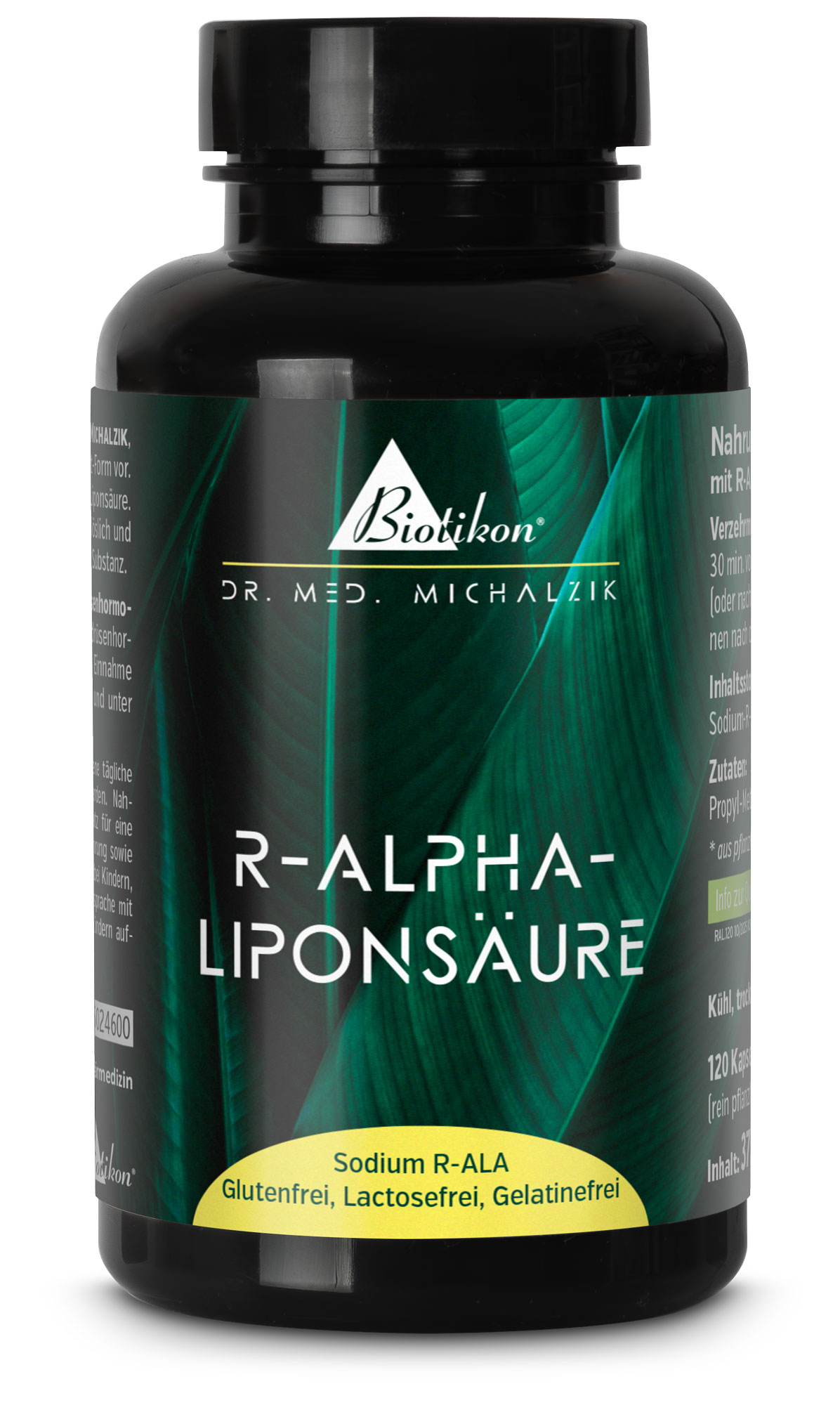 R-Alpha-Liponsäure | 200mg Sodium-R-Alpha-Lipoat | 120 Kapseln |  Dr. med. Michalzik