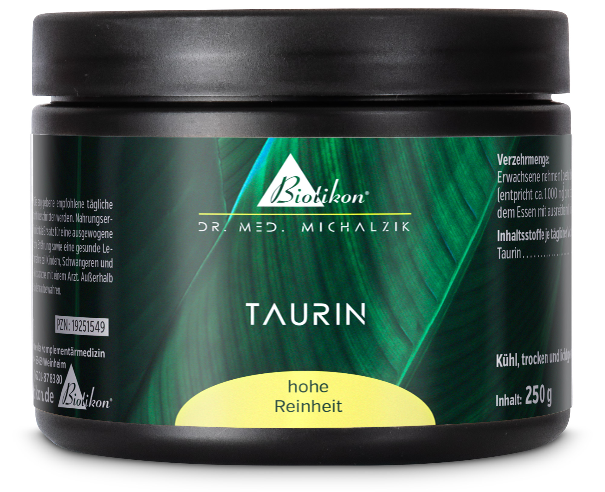 Taurin | 250 g Pulver | Dr. med. Michalzik