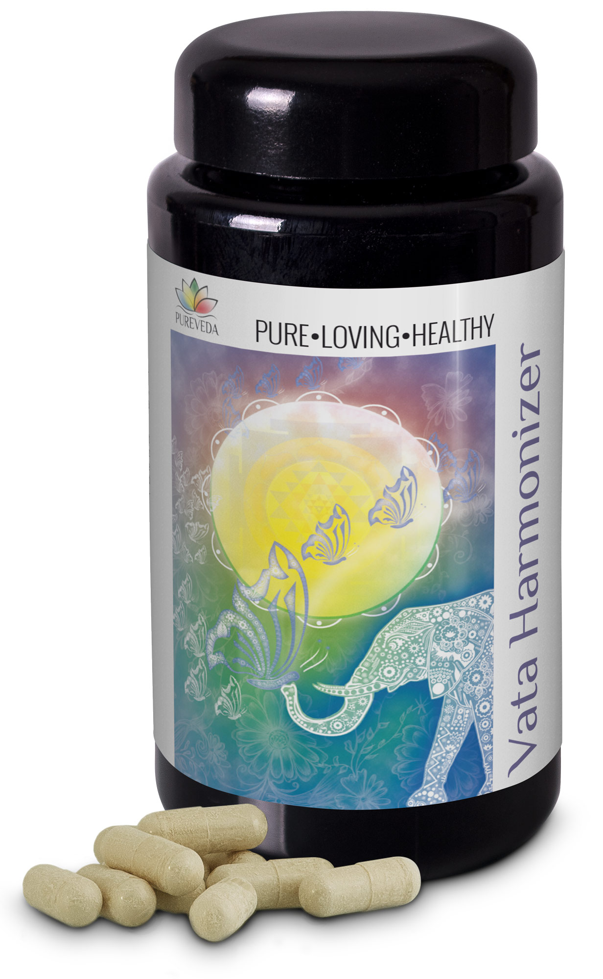 Pureveda Vata-Harmonizer | 600mg Bio-Haritaki | 90 Kapseln |  Dr. med. Michalzik
