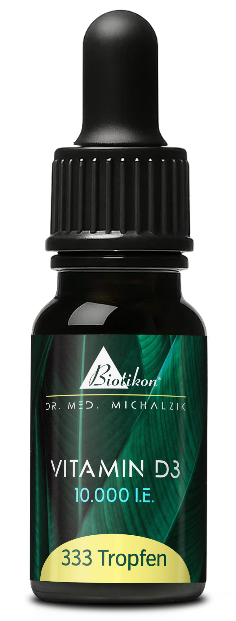 Vitamin D3 Tropfen | 10.000 I.E. | 10 ml (333 Tropfen)  | Dr. med. Michalzik