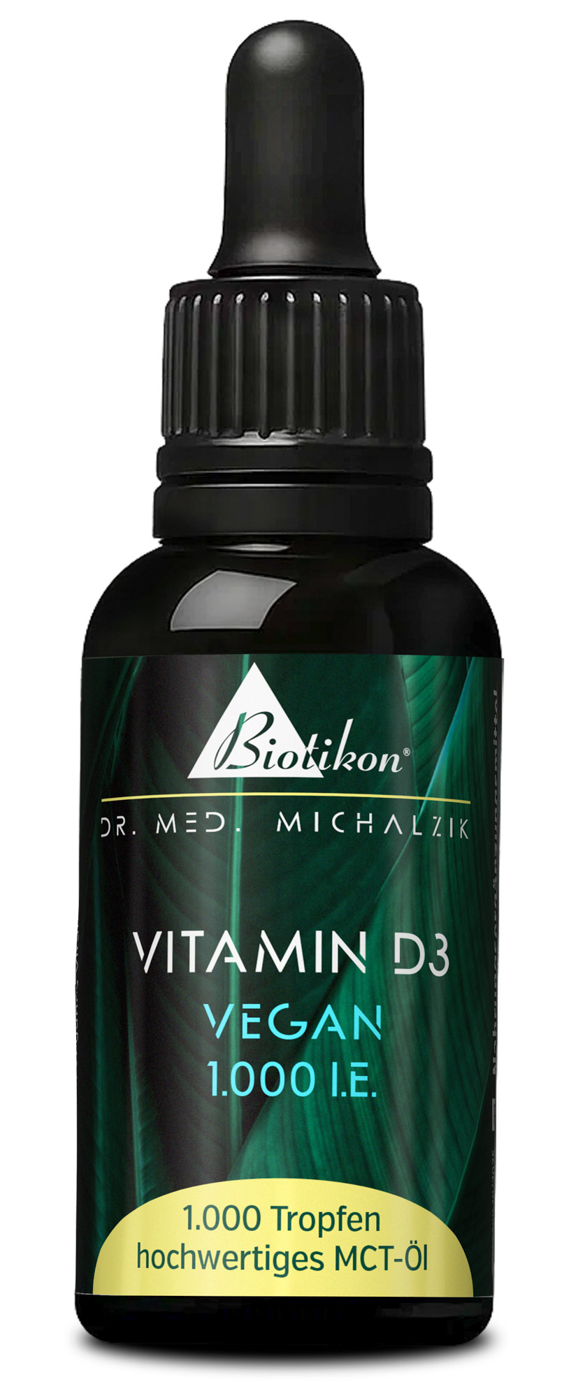 Vitamin D3 Tropfen vegan | 1.000 I.E. | 30 ml (1000 Tropfen) | Dr. med. Michalzik