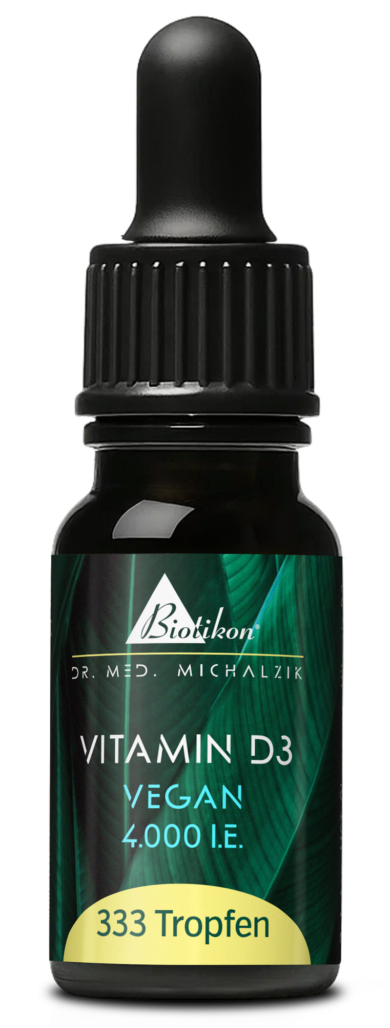Vitamin D3 Tropfen vegan | 4.000 I.E. | 10 ml (333 Tropfen) | Dr. med. Michalzik