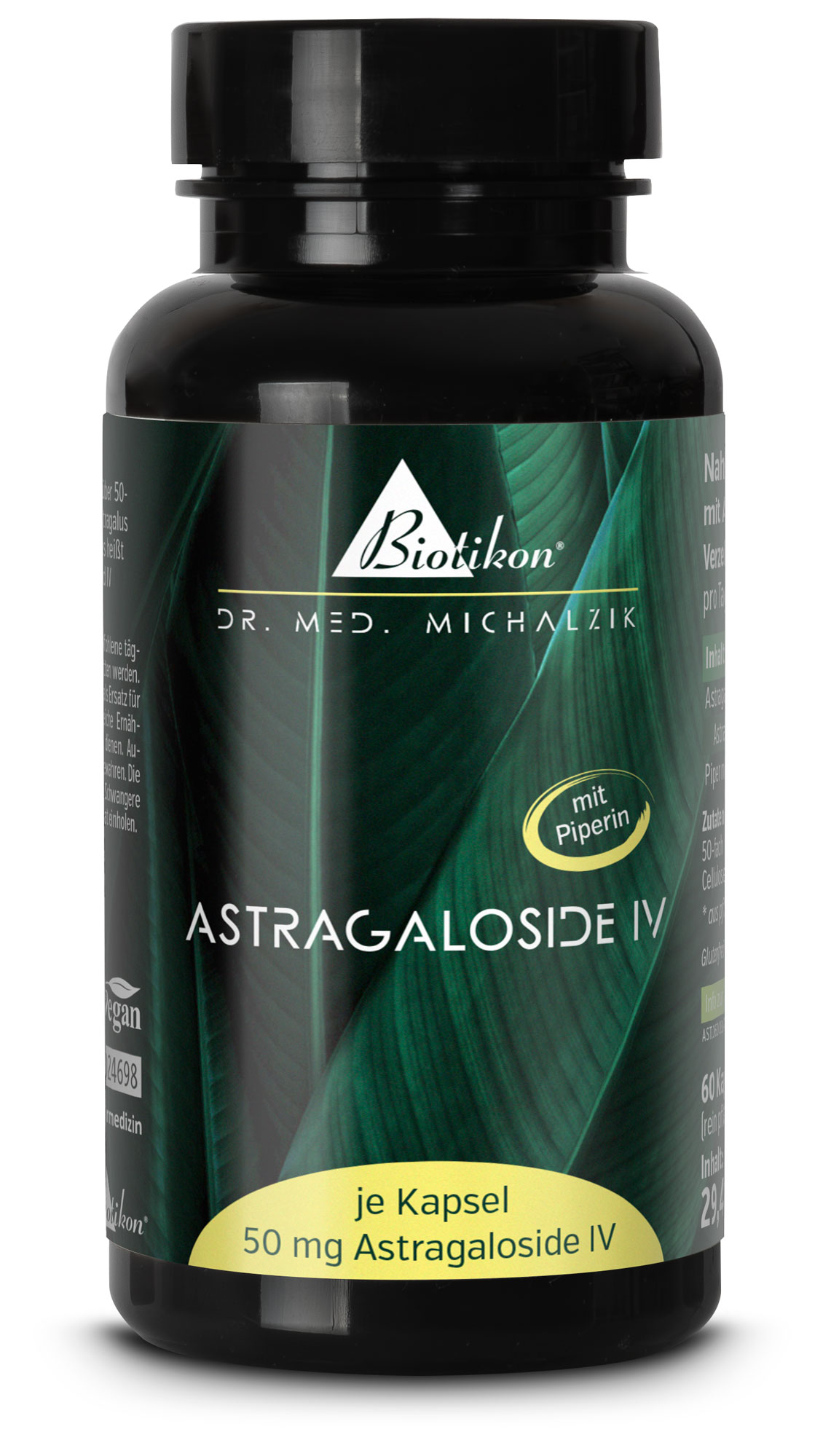 Astragaloside-IV | 350mg Astragalus-Extrakt über 50-fach konzentriert | 60 Kapseln |  Dr. med. Michalzik