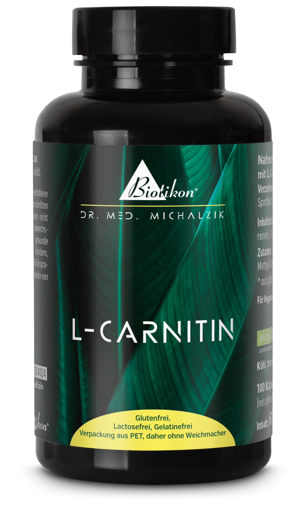 Carnitin | 1500mg L-Carnitin Tartrat | 100 Kapseln |  Dr. med. Michalzik