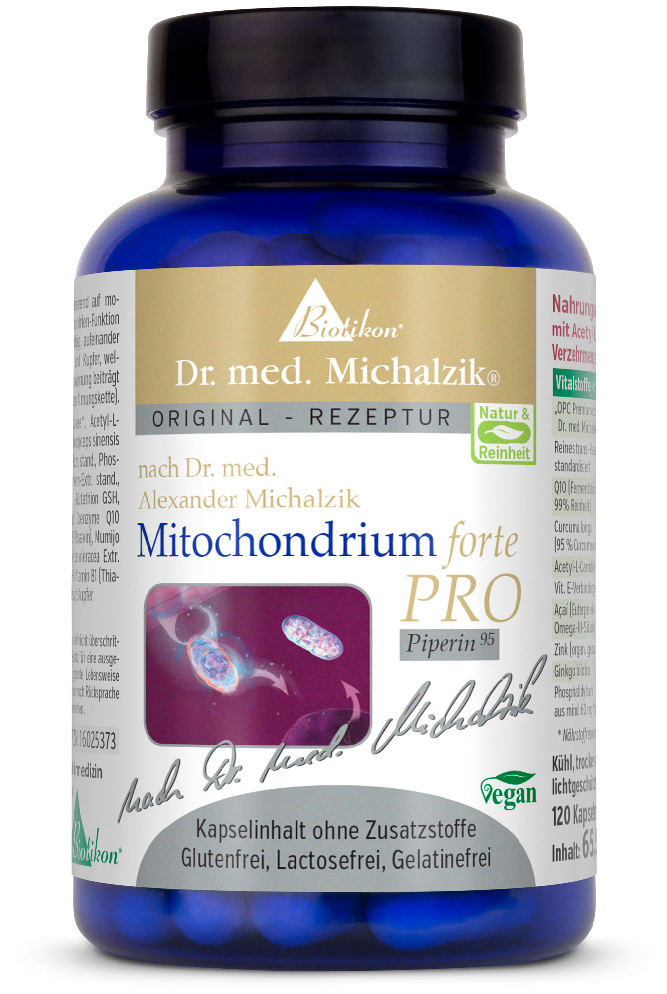 Mitochondrium-forte-Pro | 93mg OPC-Premiumextrakt | 120 Kapseln |  Dr. med. Michalzik