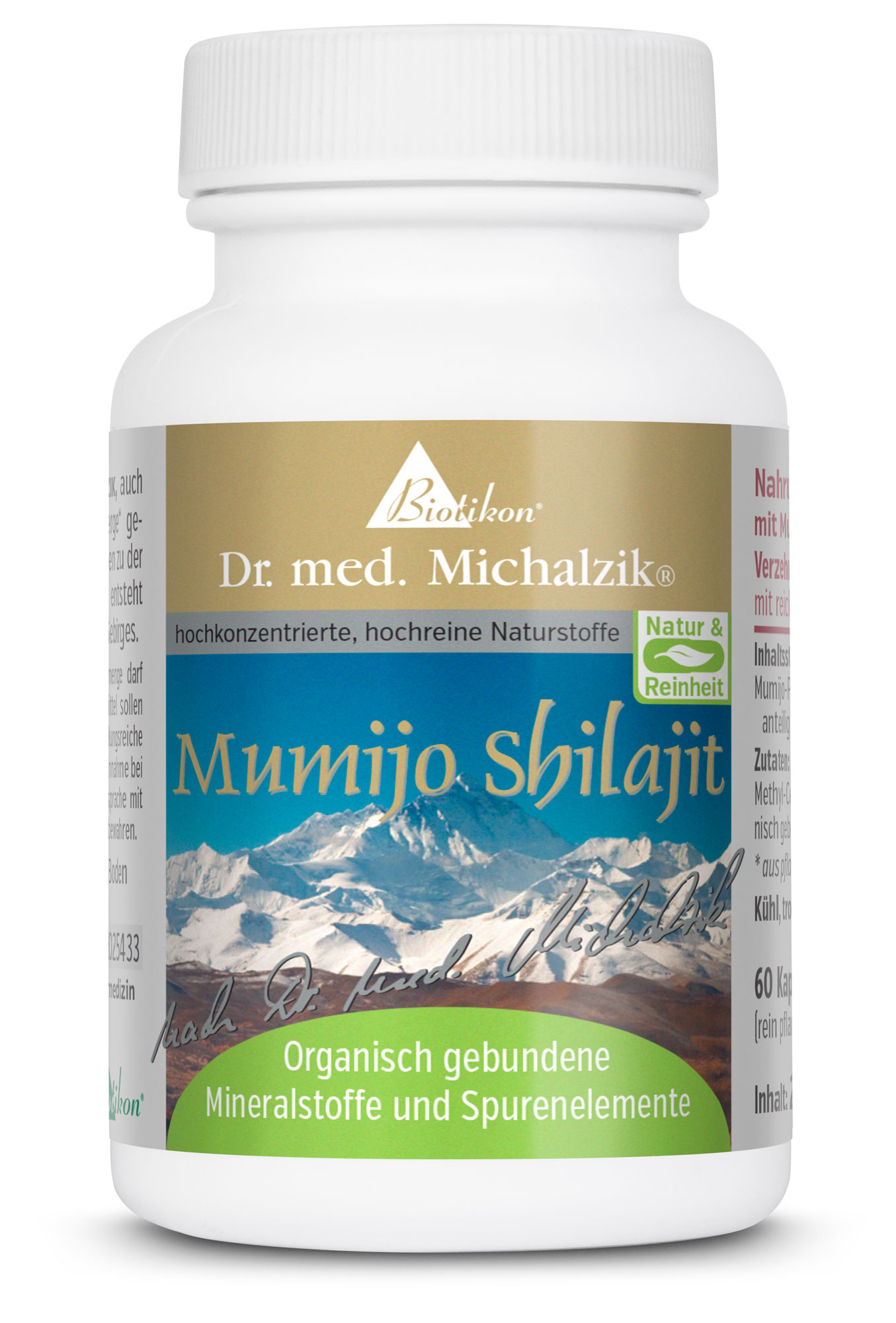 Mumijo-Shilajit | 800mg Mumijo | 60 Kapseln |  Dr. med. Michalzik