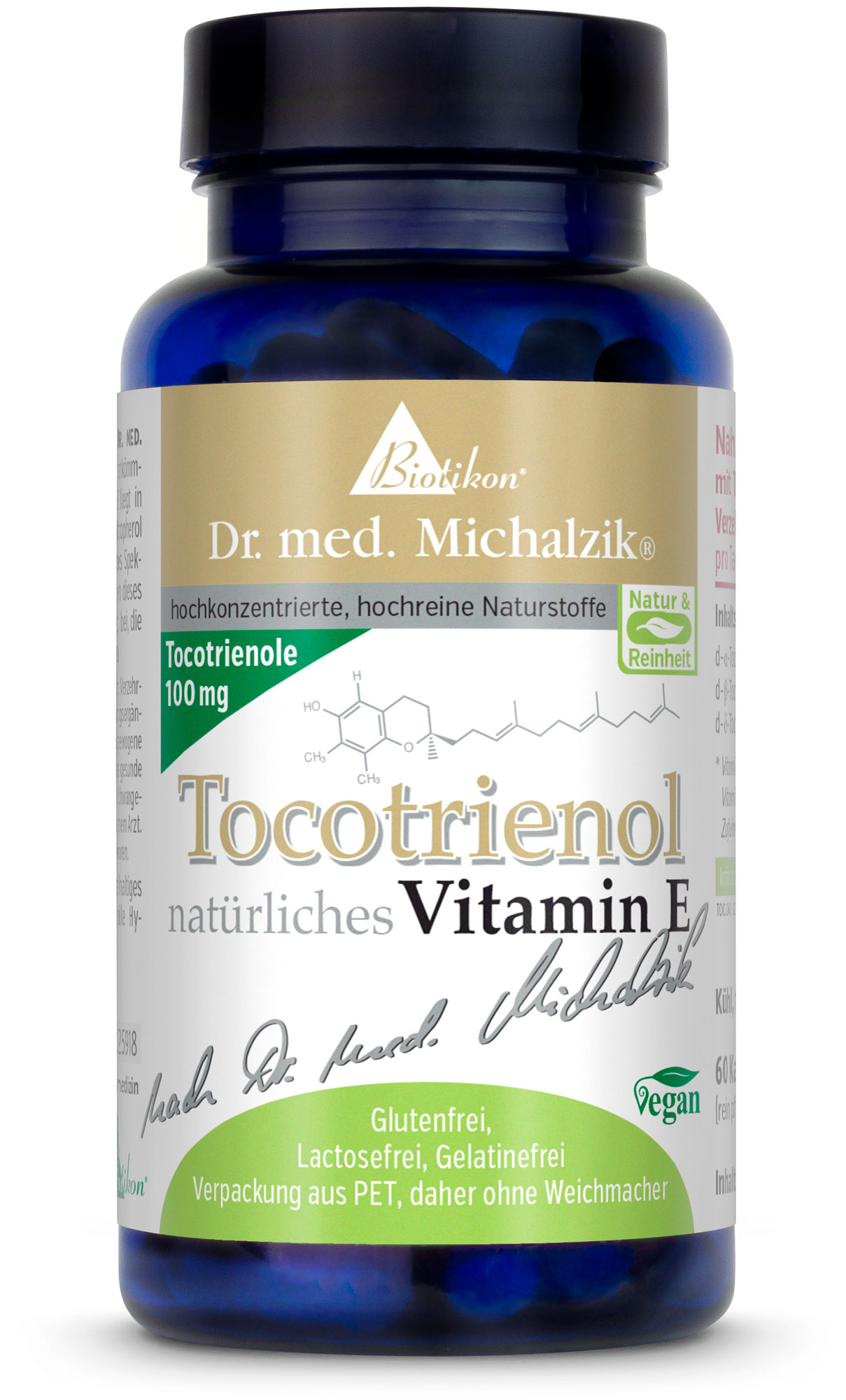 Tocotrienol-natuerliches-Vitamin-E | 500mg Palmöl mit Tocopherolen und Tocotrienolen | 60 Kapseln |  Dr. med. Michalzik